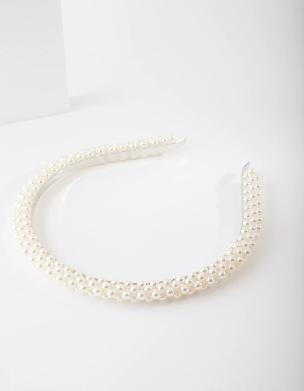 Silver Small Pearl Headband - Image 2