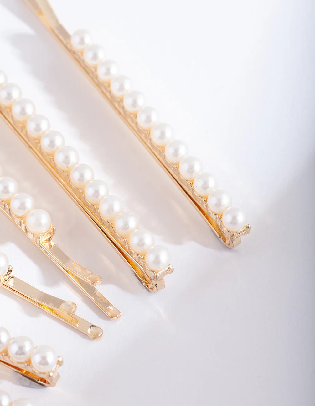 Gold Pearl Hair Pin 6-Pack - Image 5