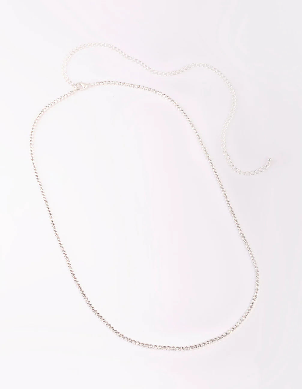 Silver Diamante Waist Chain - Image 2