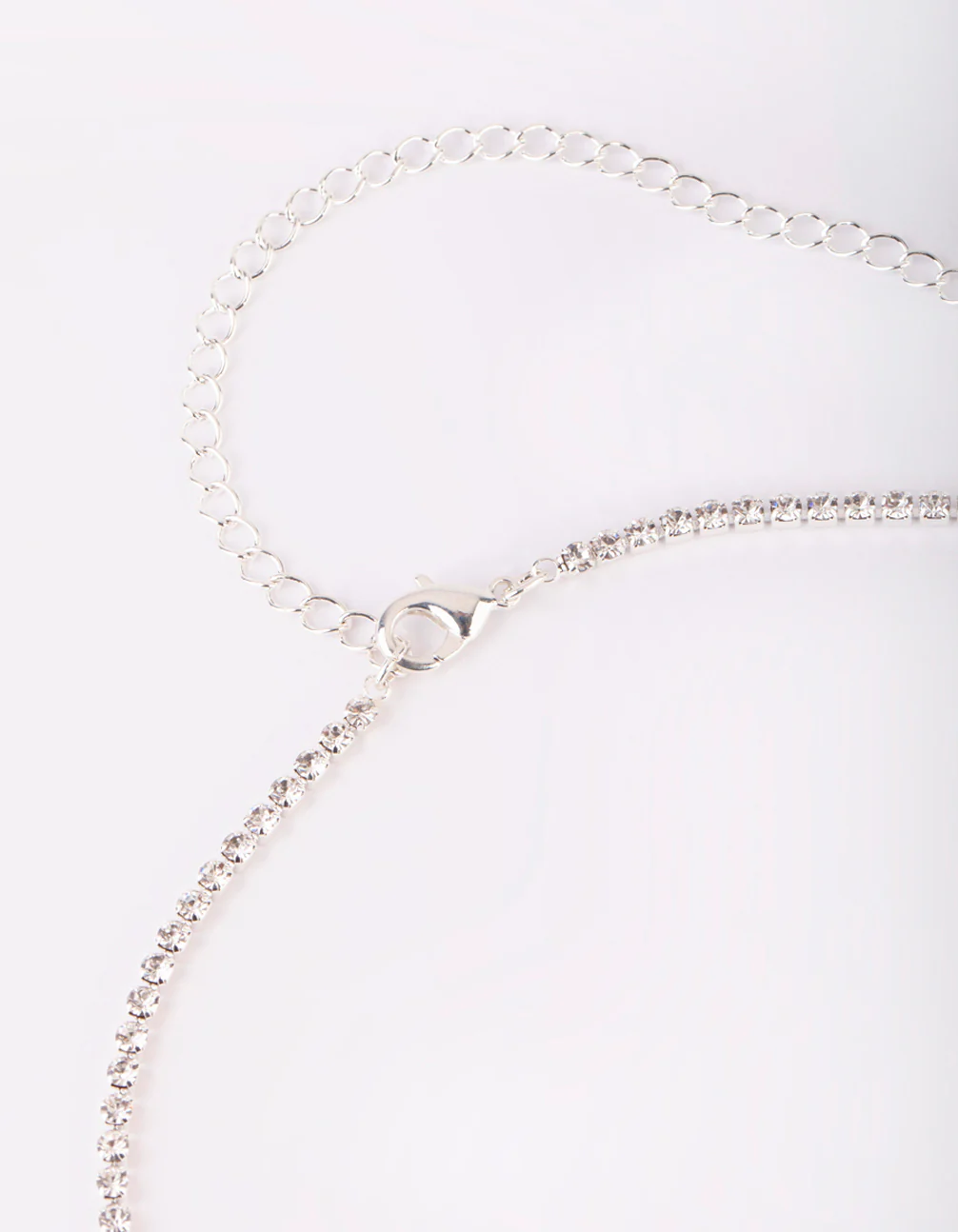 Silver Diamante Waist Chain - Image 3