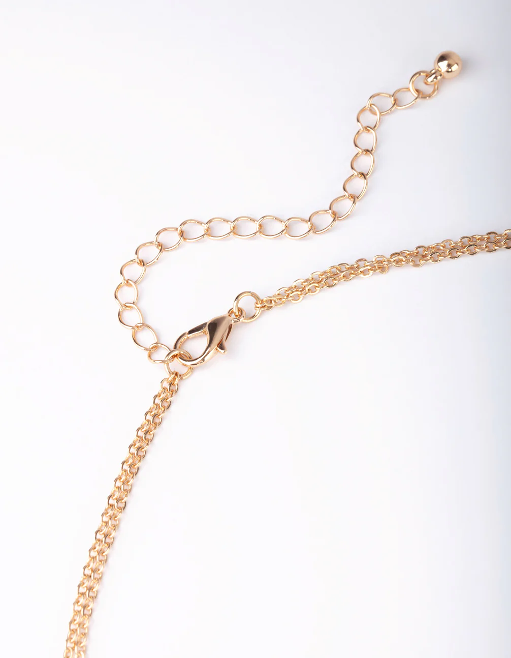 Gold Delicate Diamante Body Chain - Image 3