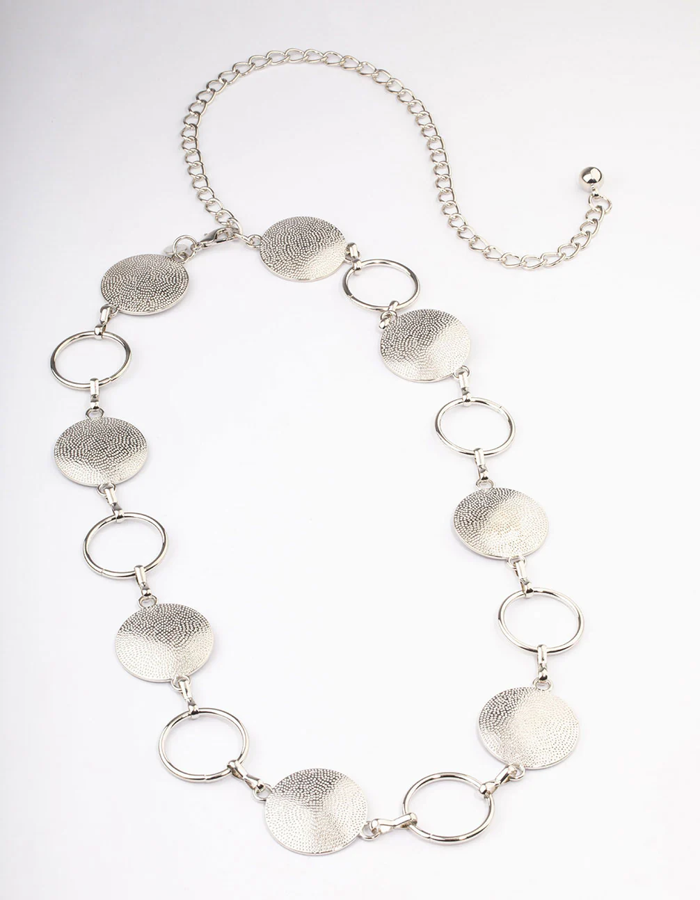 Silver Stipple & Open Circle Belt - Image 2