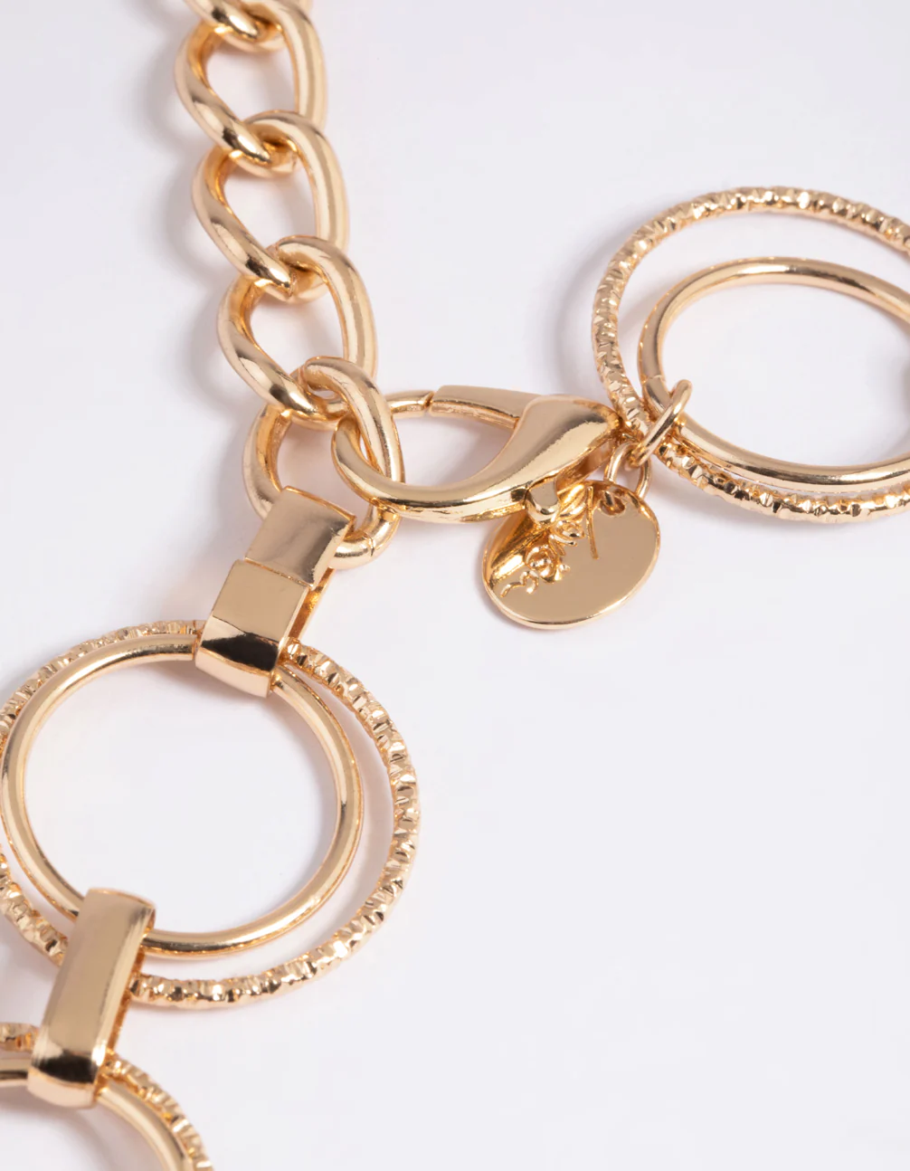 Gold Double Circle Link Belt - Image 3