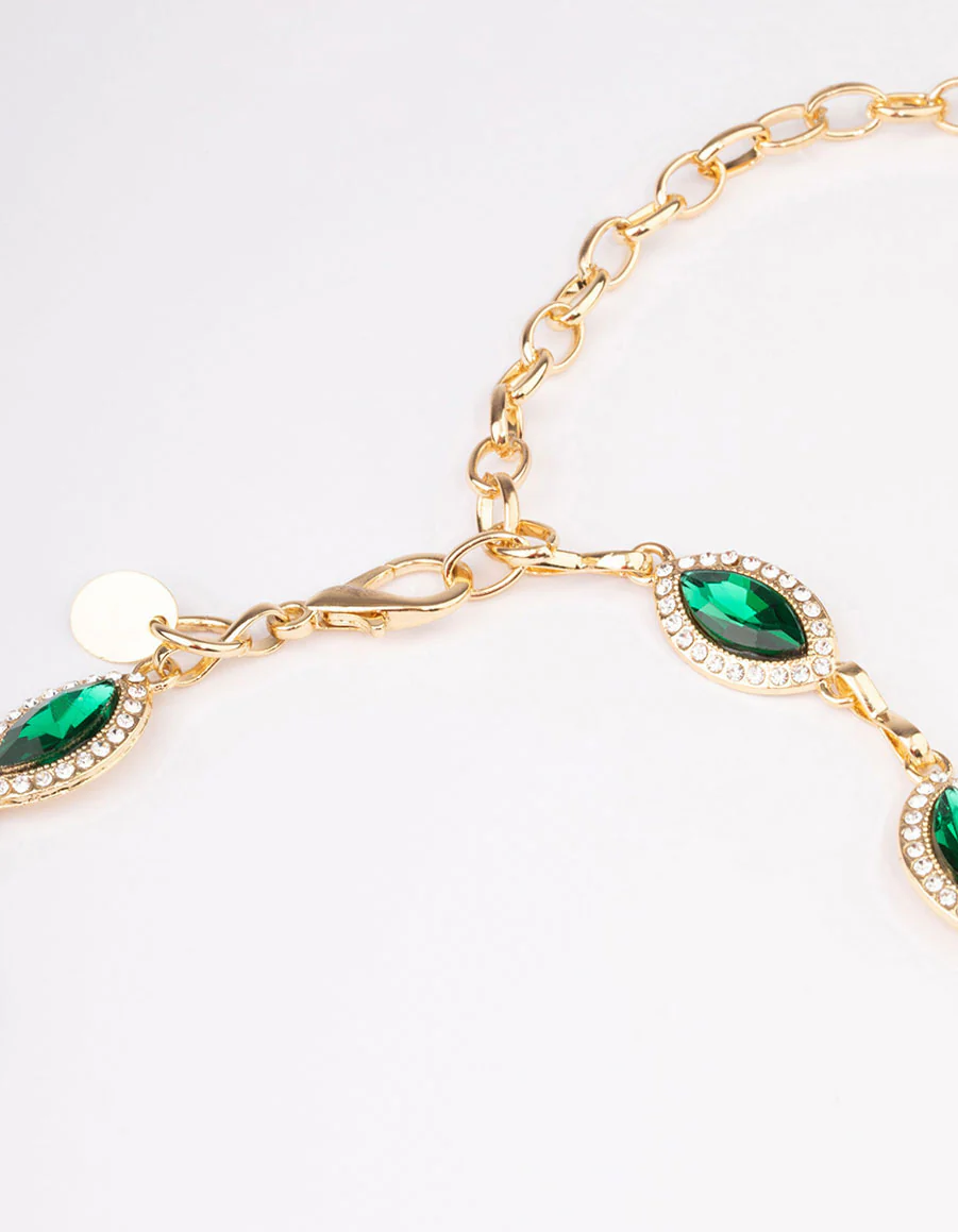 Gold Marquise Diamante Belt - Image 3