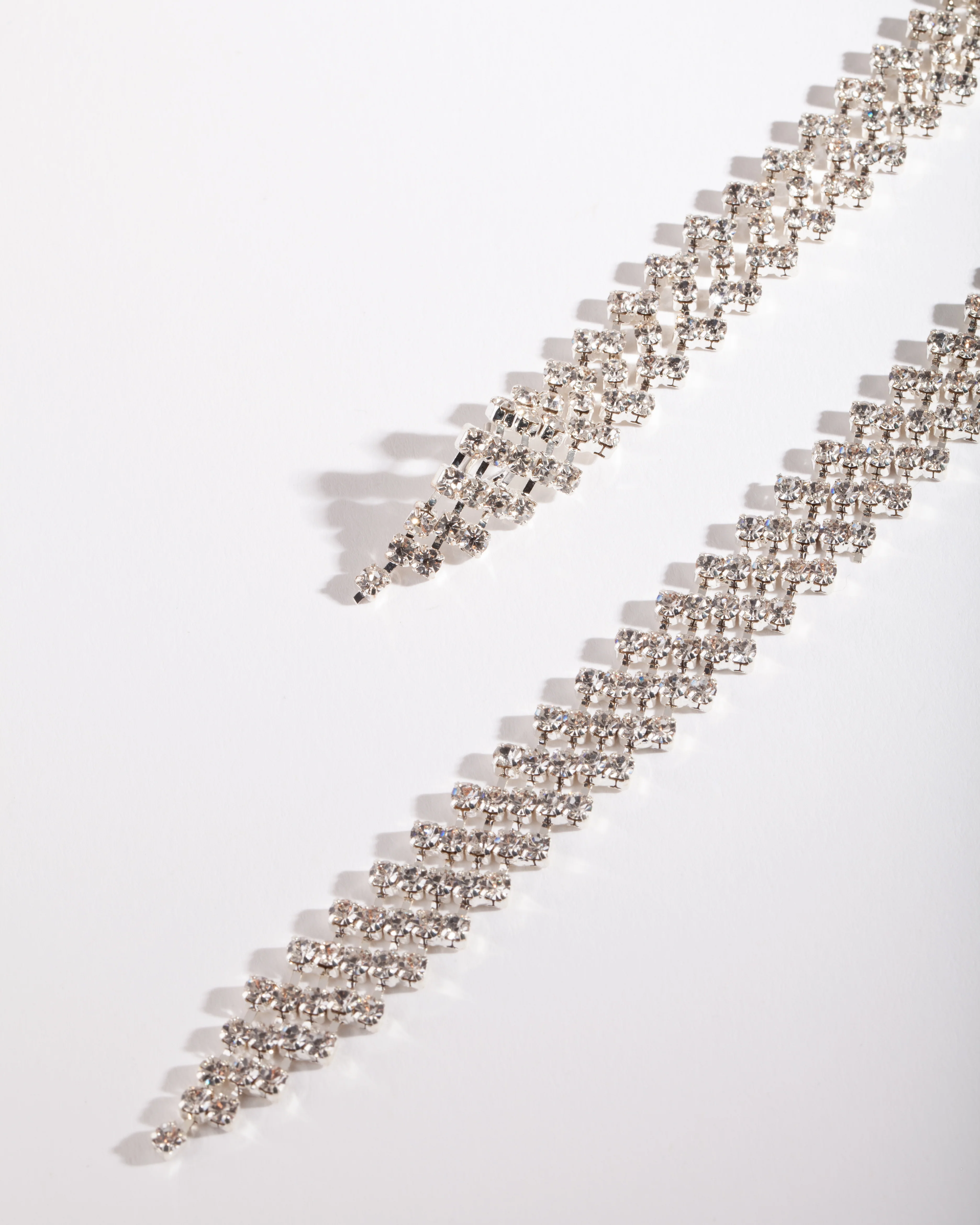 Silver Diamante 106cm Belt - Image 2