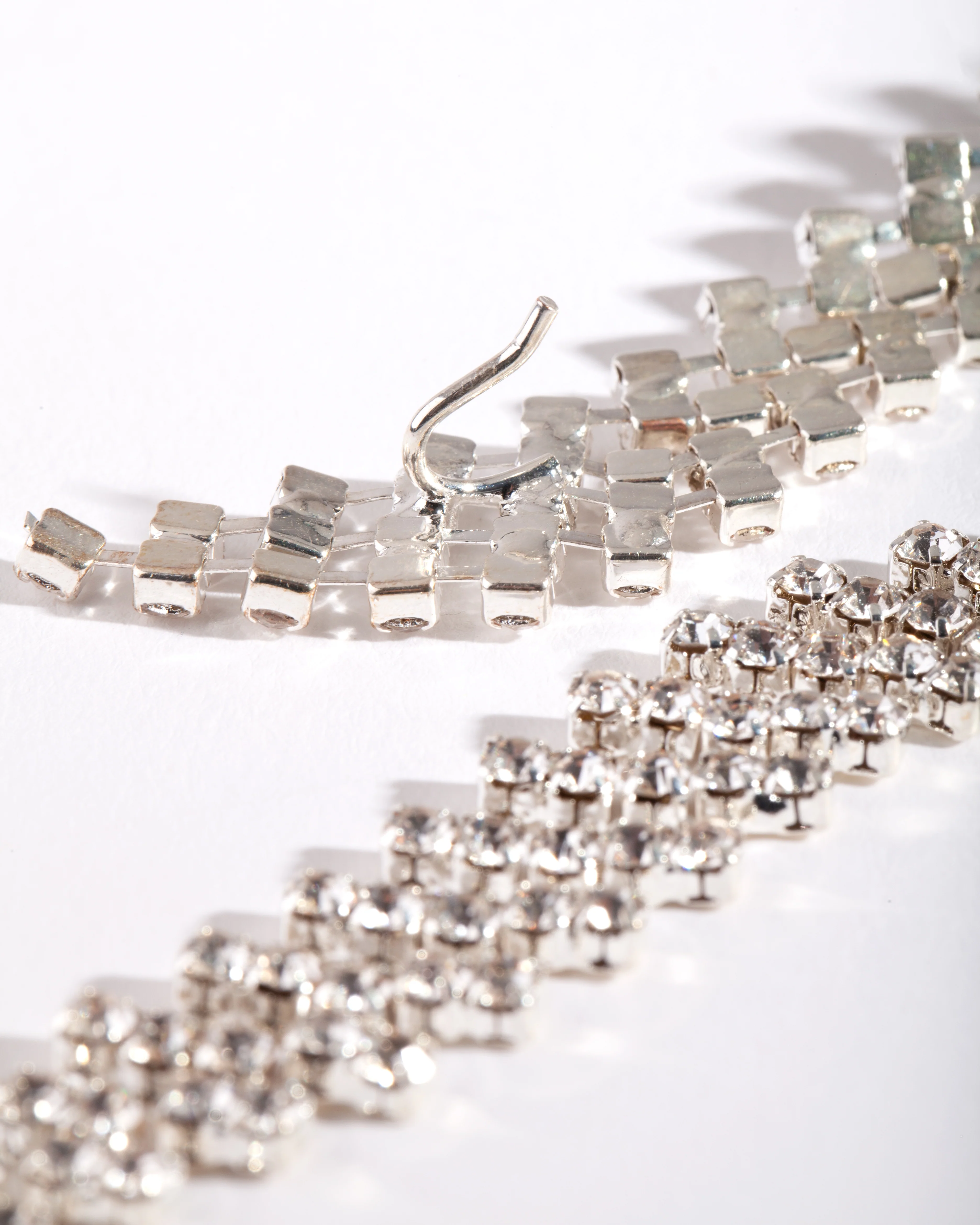 Silver Diamante 106cm Belt - Image 3