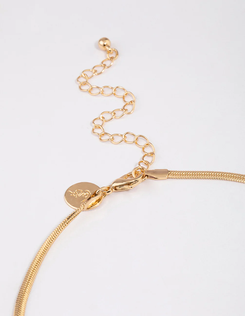 Gold Plated Classic Cubic Zirconia Baguette Necklace - Image 6