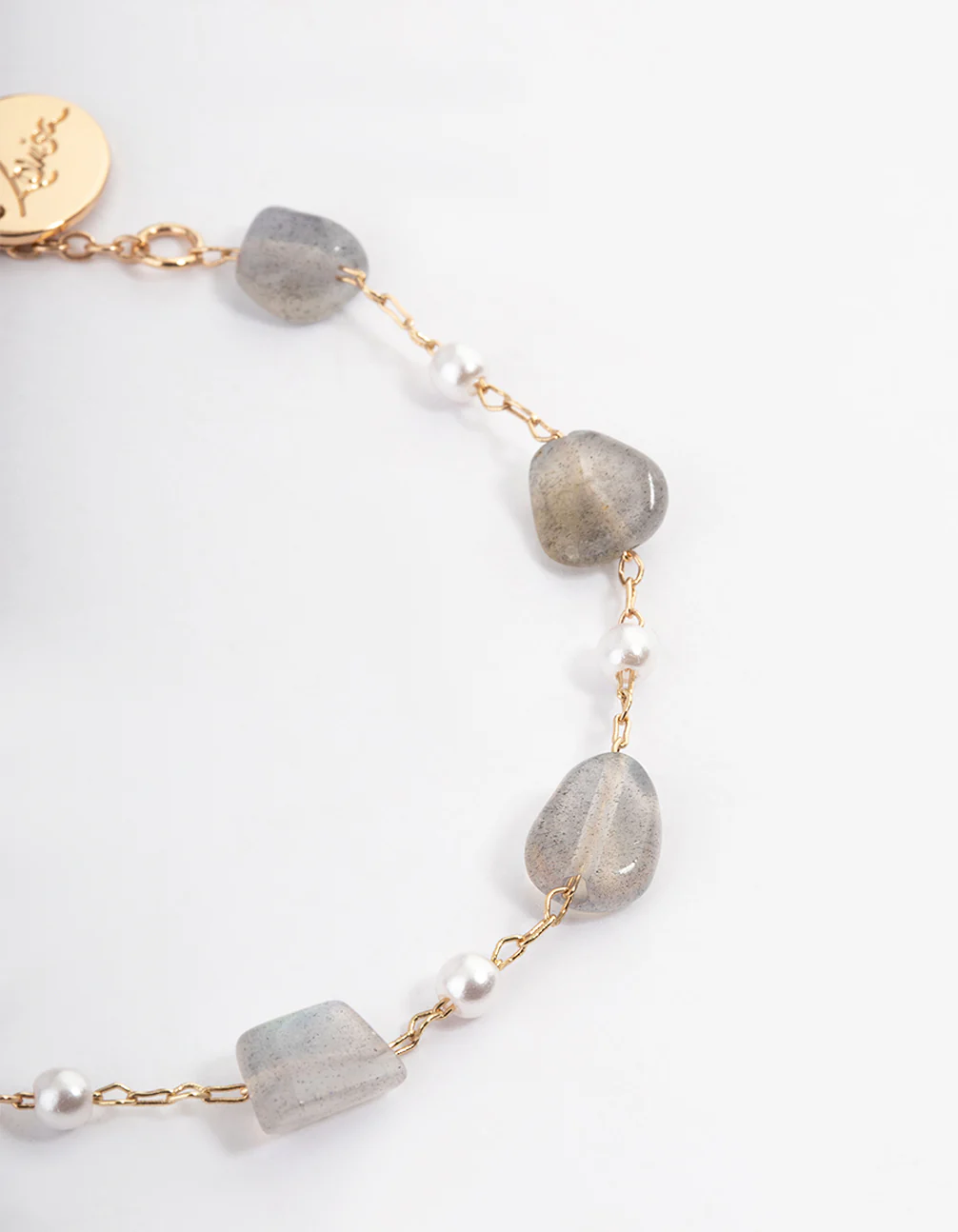 Gold Avneturine Multi Row Bracelet - Image 3