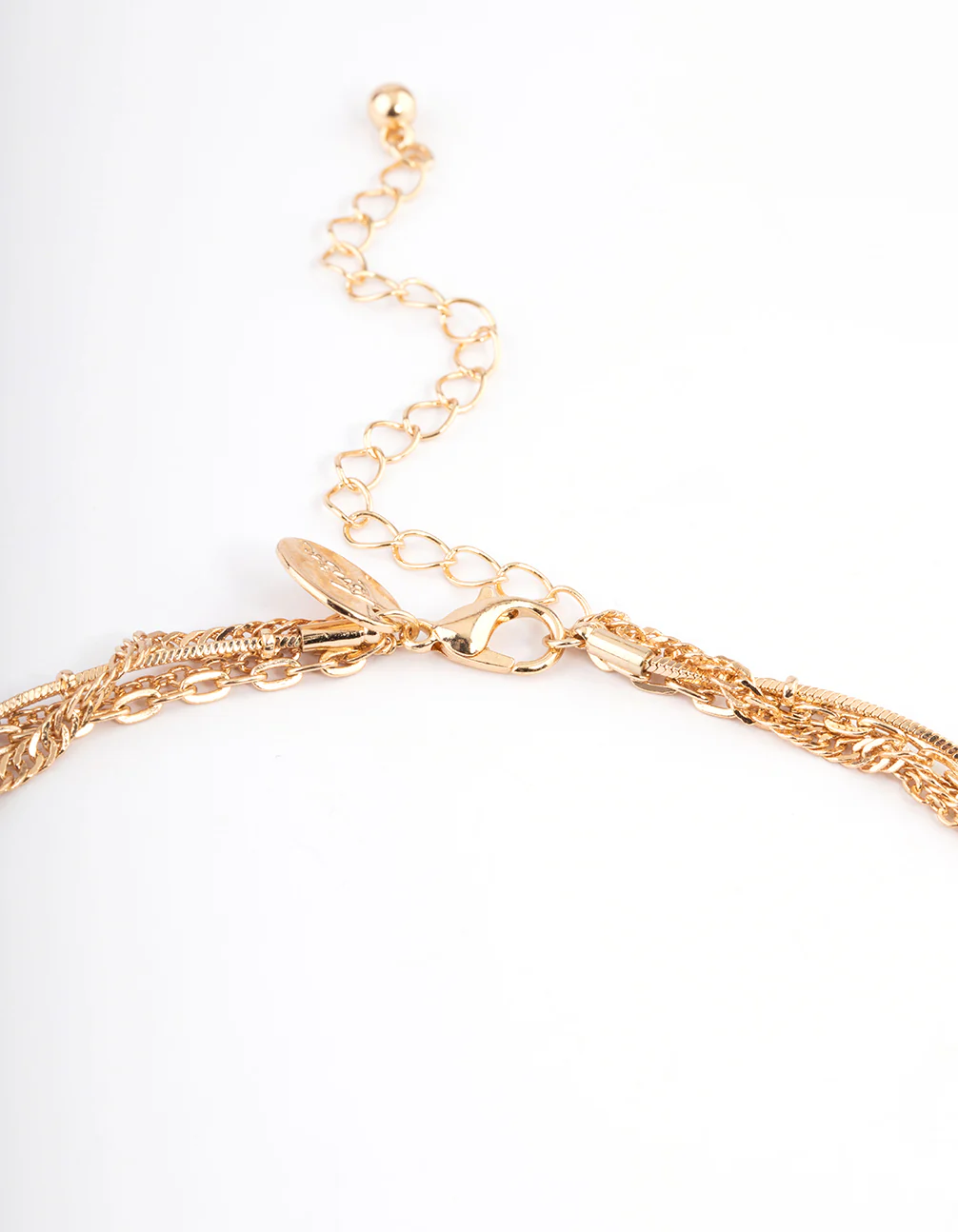 Gold Freshwater Pearl Layered Cross Necklace - Image 3