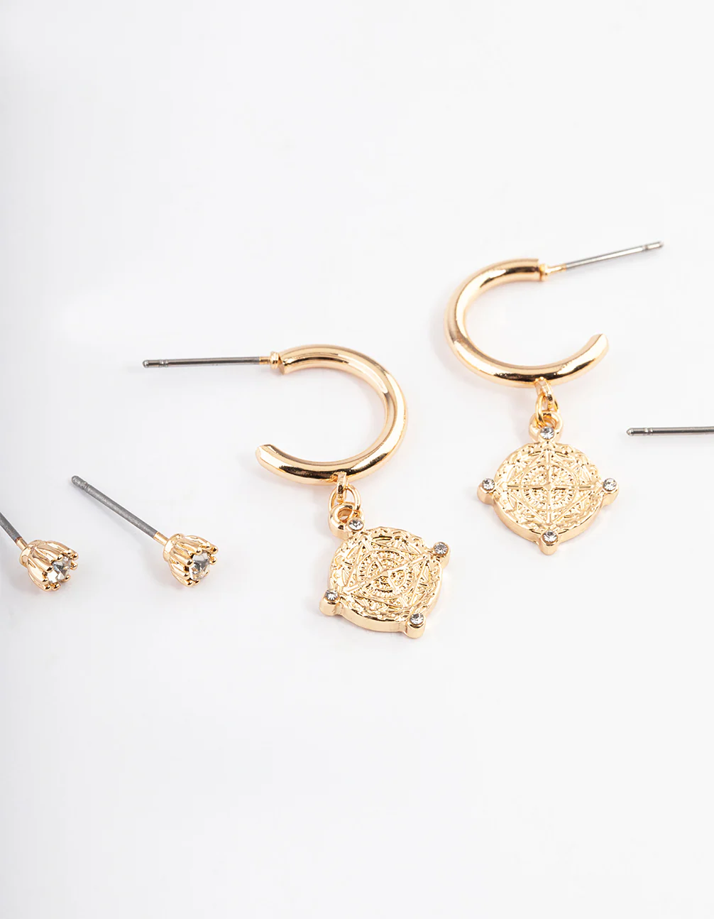 Gold Sun & Star Earring Pack - Image 2