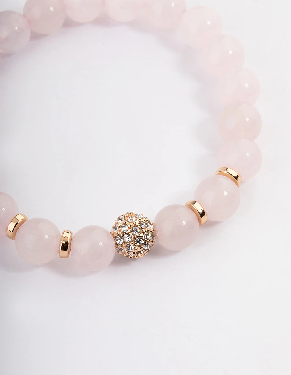 Stone Quartz Bead Bracelet - Image 2