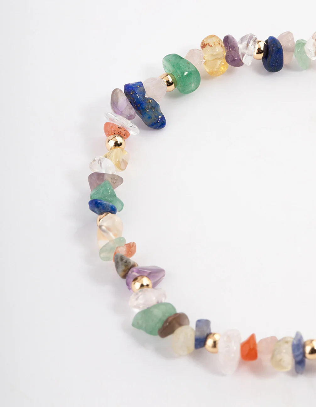 Stone Semi Precious Chip Wrap Bracelet - Image 3
