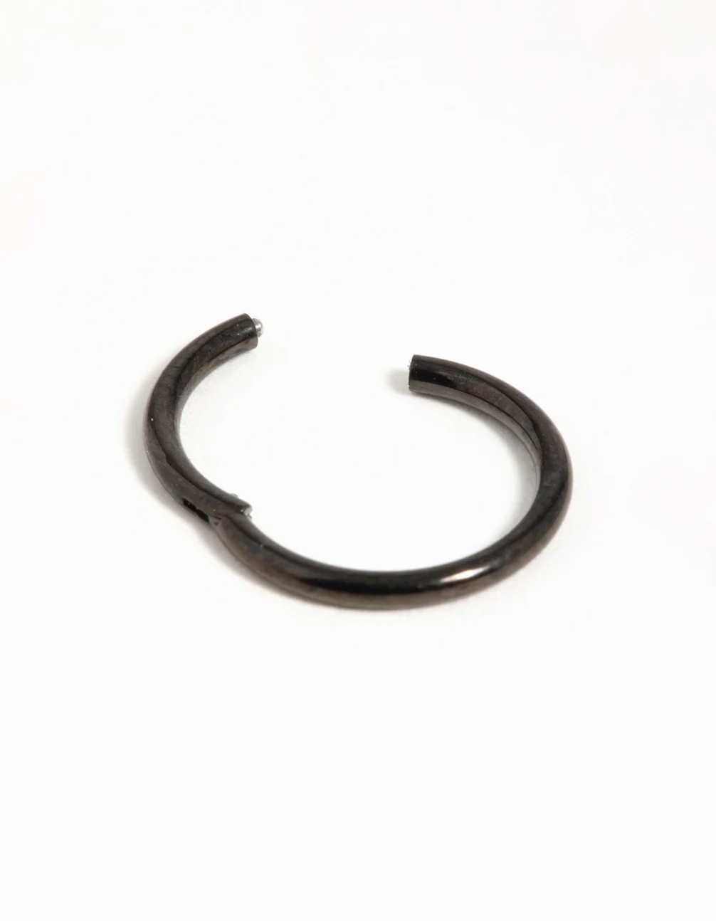Black Coated Metal Surgical Steel Black Ear Clicker - Image 2
