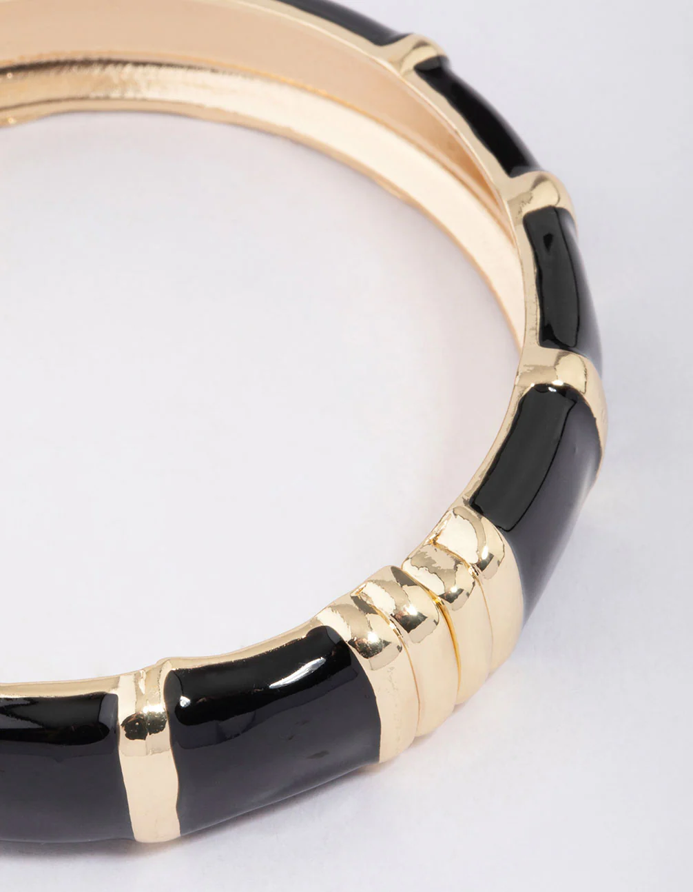 Black & Gold Square Bangle - Image 2