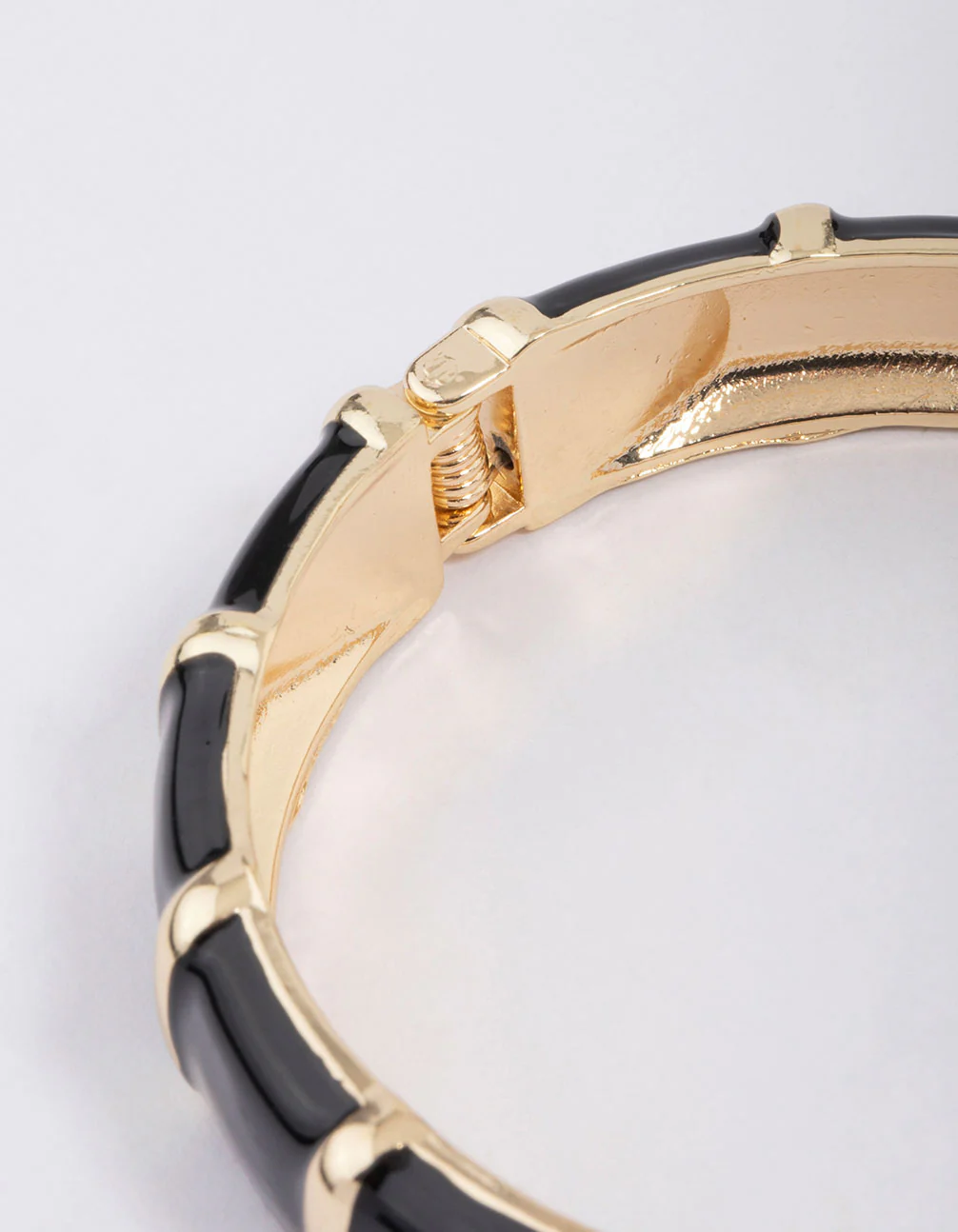 Black & Gold Square Bangle - Image 3