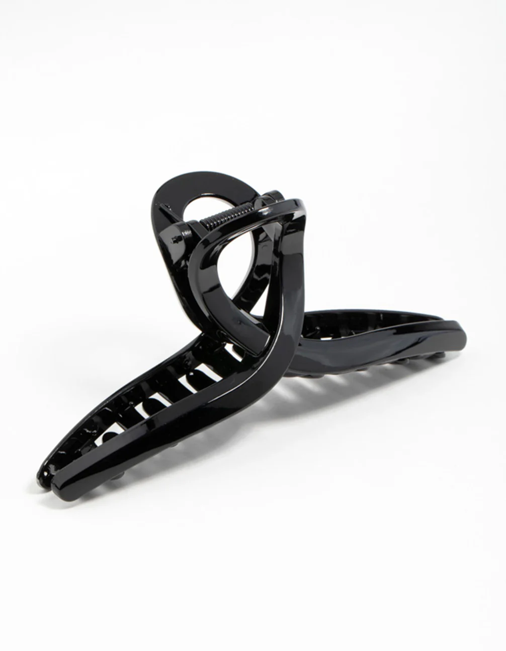 Black Loop Hair Claw Clip - Image 2