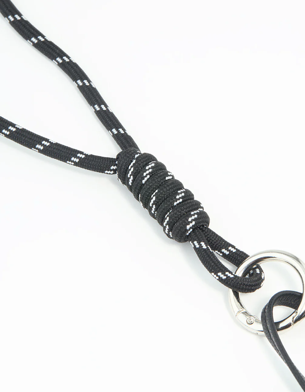 Black PU Leather Sausage Dog Key Chain - Image 3