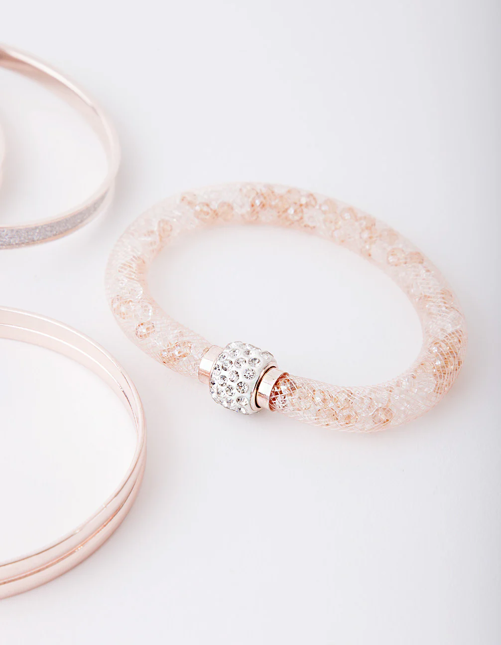 Dressy Mesh & Glitter Bangle Pack - Image 4