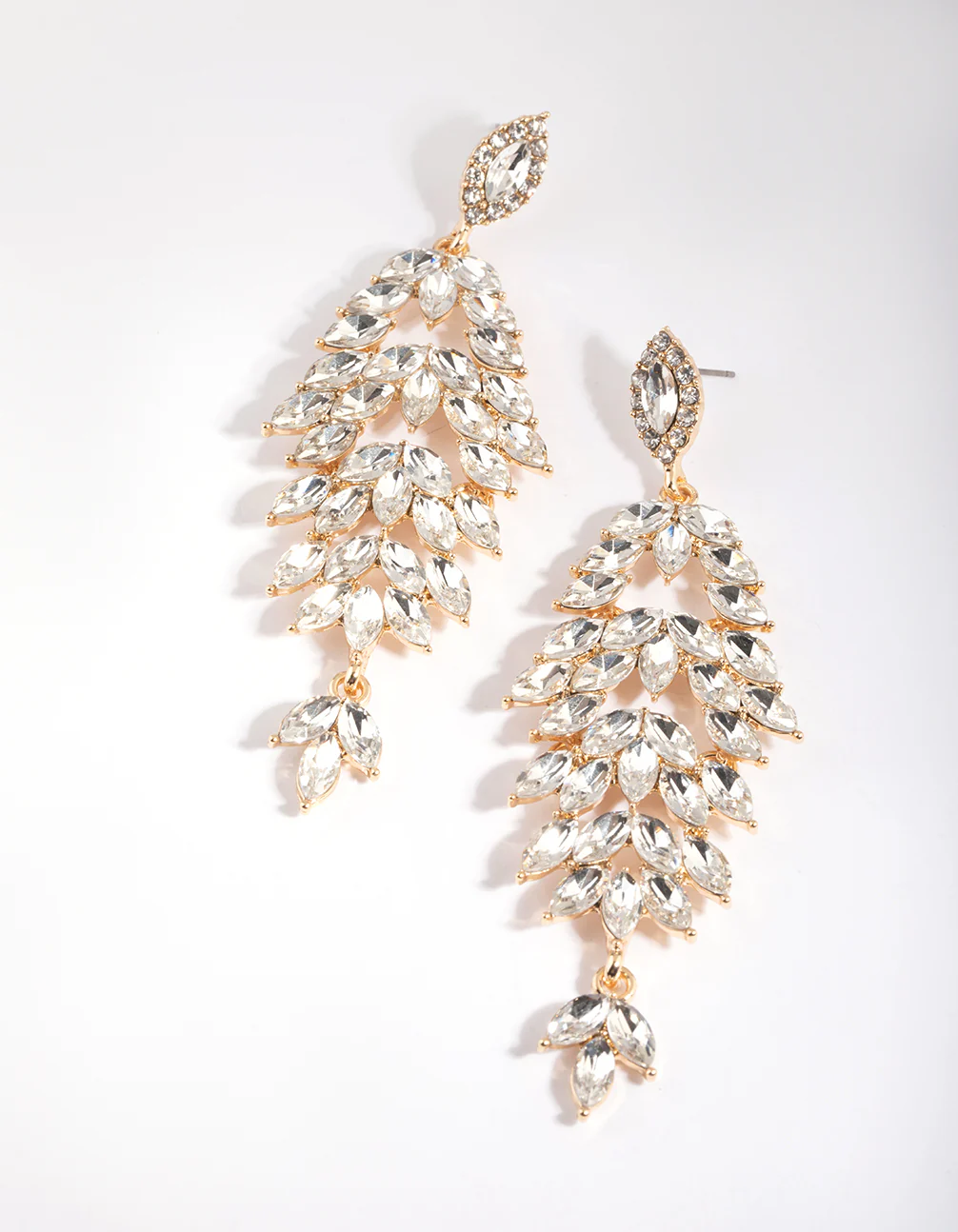 Navette Diamante Drop Earrings - Image 6