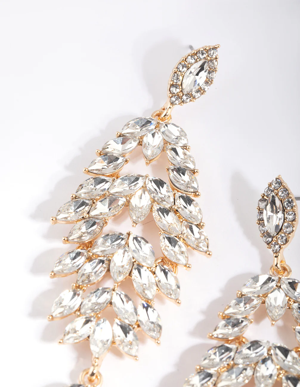 Navette Diamante Drop Earrings - Image 8