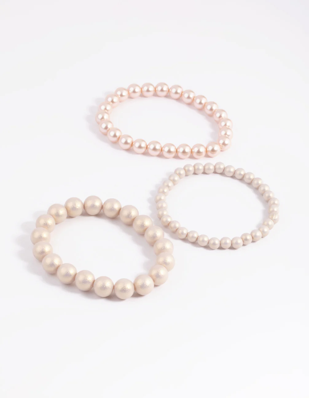 Gold Pearl & Bread Stretch Bracelet Pack - Image 4