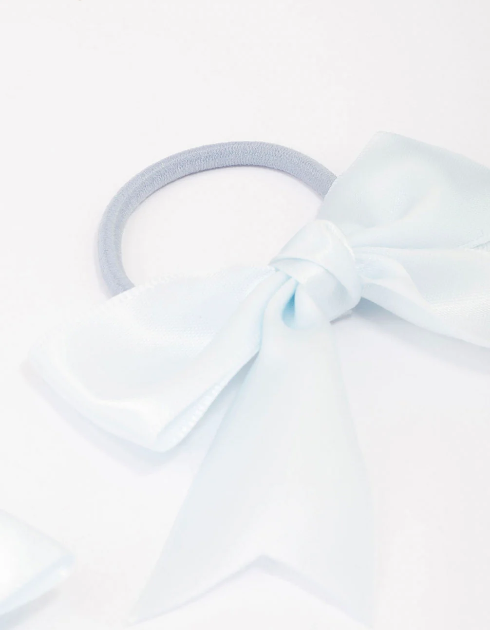 Blue Medium Bow Hair Tie Pack - Image 3
