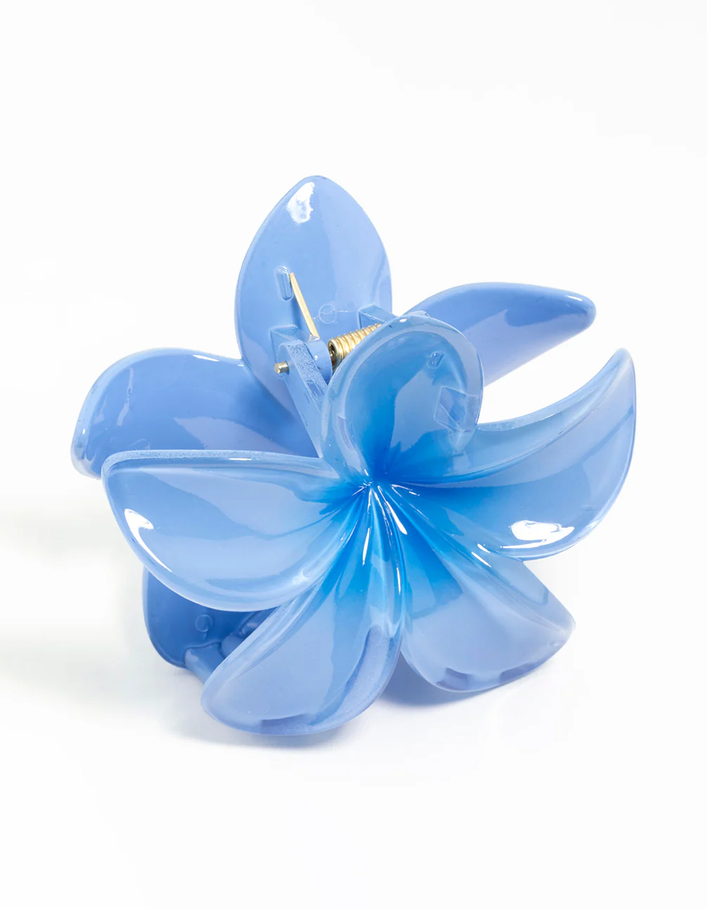 Blue Ombre Frangipani Claw Clip - Image 2