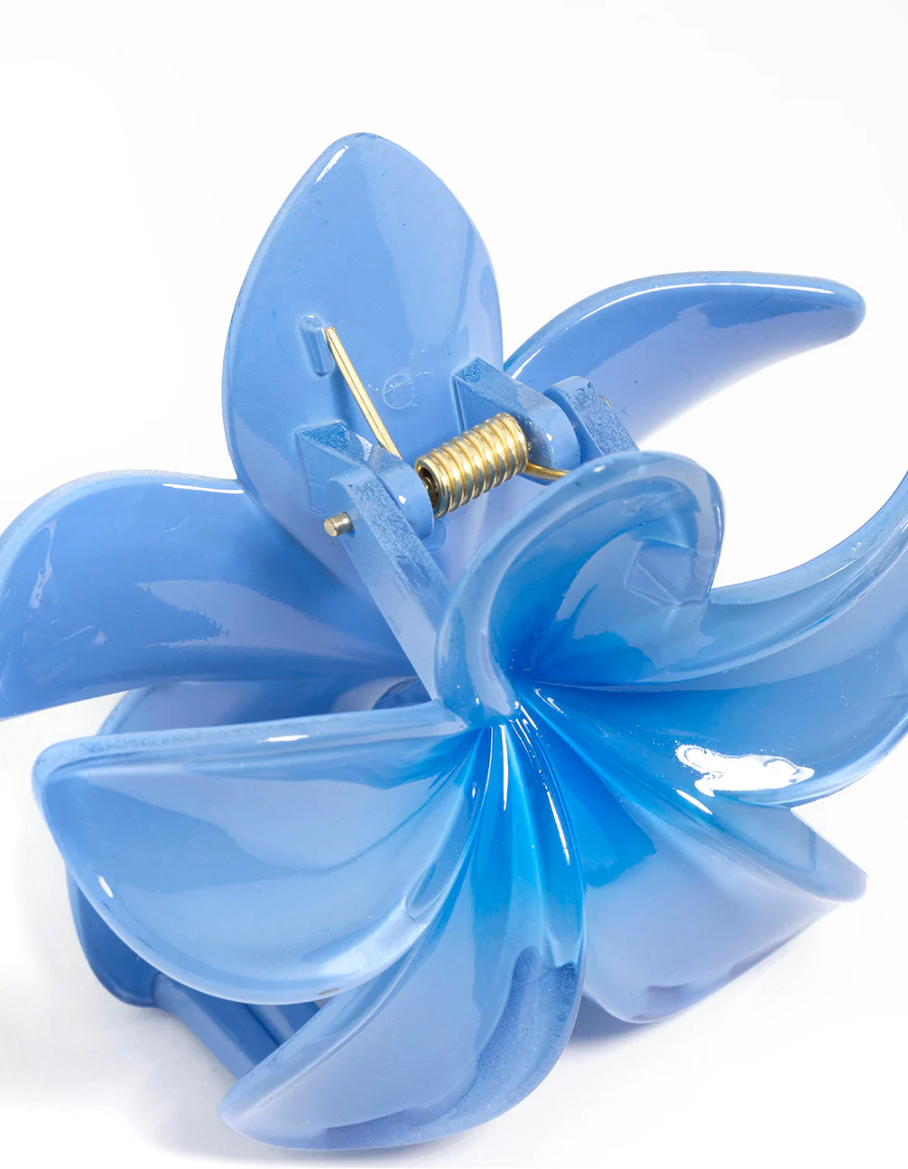 Blue Ombre Frangipani Claw Clip - Image 3