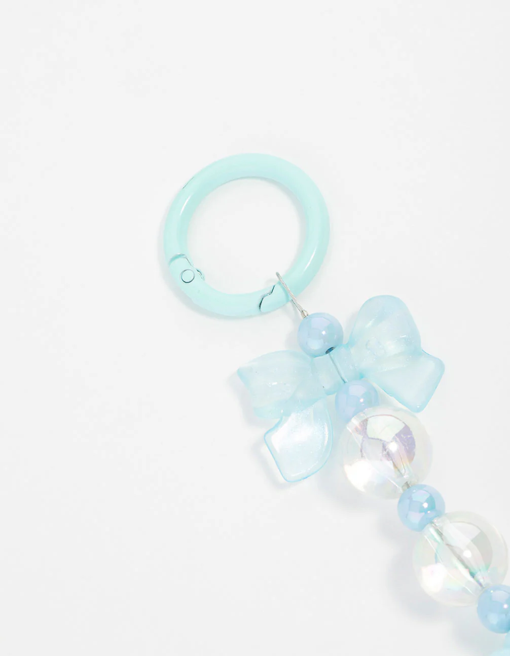 Blue  Cloud Bow Keychain - Image 3