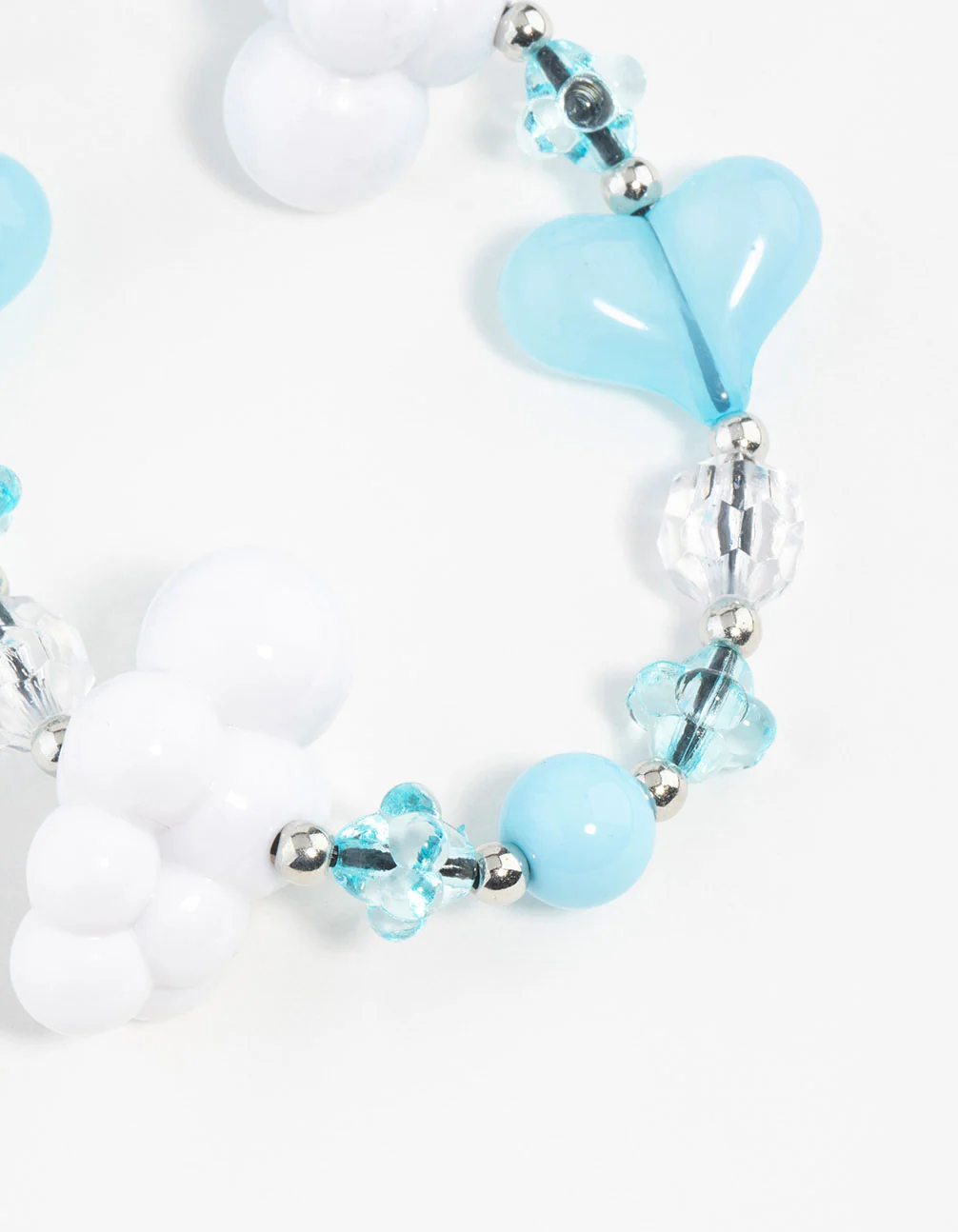 Blue  Cloud Heart Keychain - Image 2