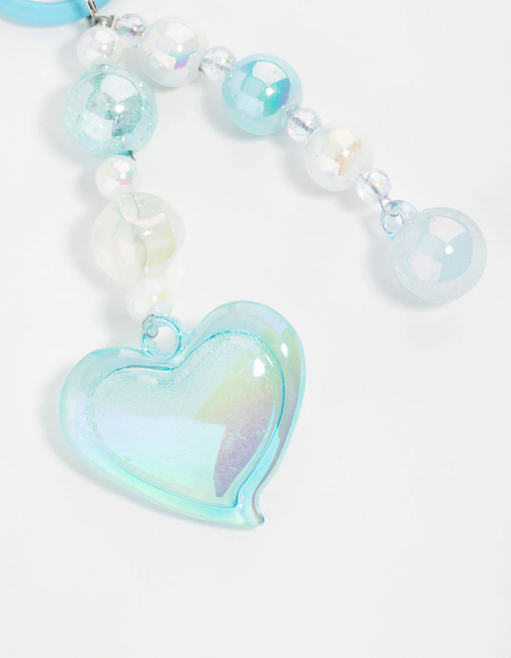 Blue Large Heart Keychain - Image 2