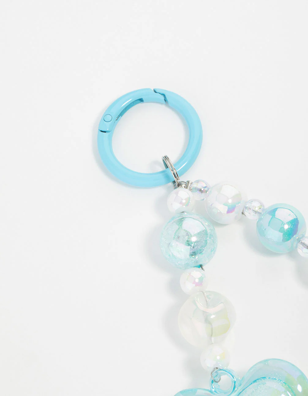 Blue Large Heart Keychain - Image 3