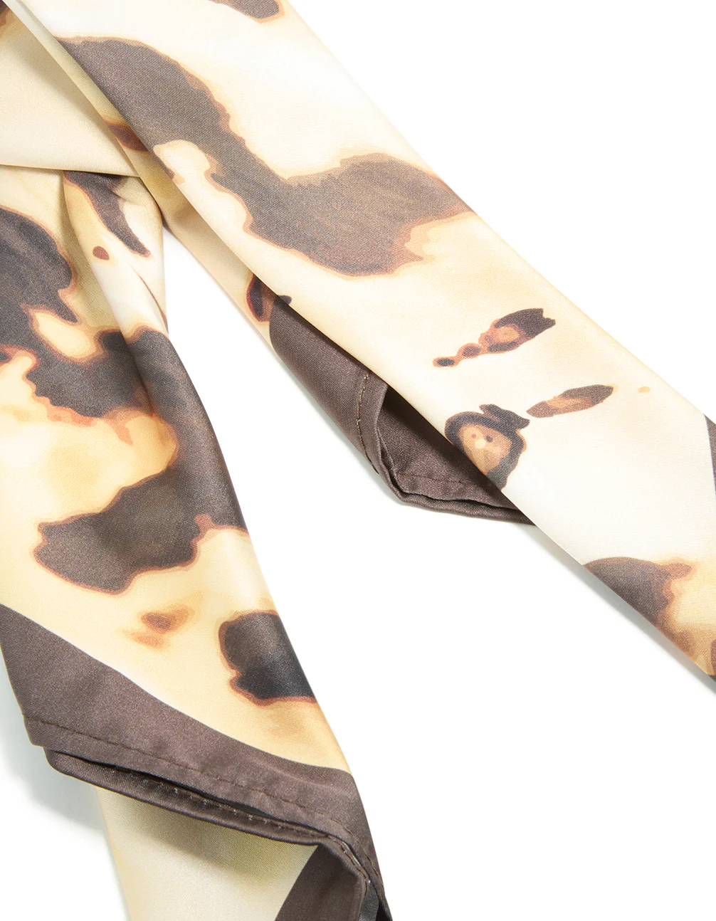 Blurred Leopard Print Fabric Scarf - Image 3