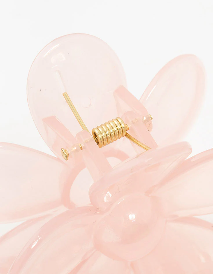 Blush Daisy Hair Claw Clip - Image 3