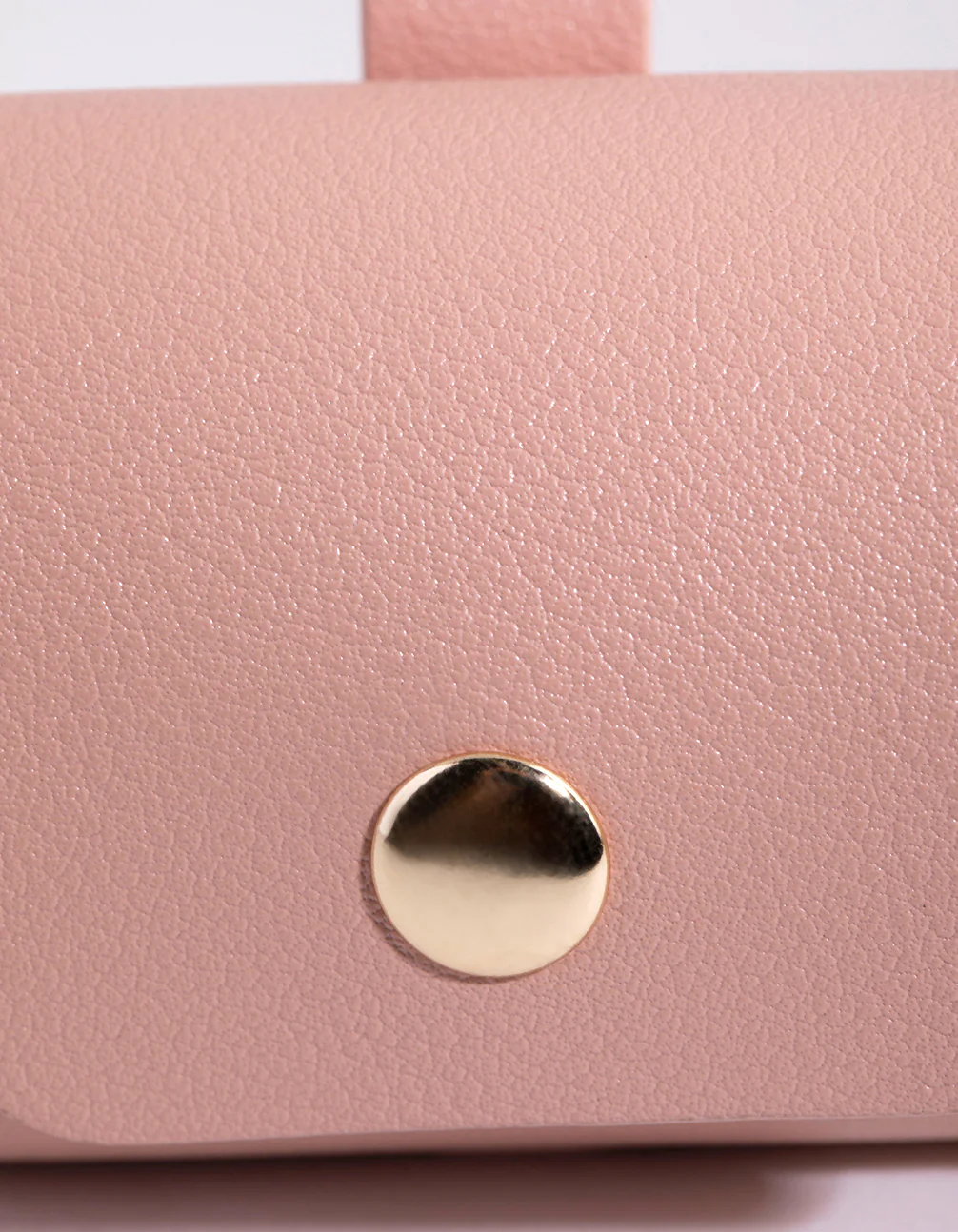Wide Blush PU Leather Earpod Case - Image 2