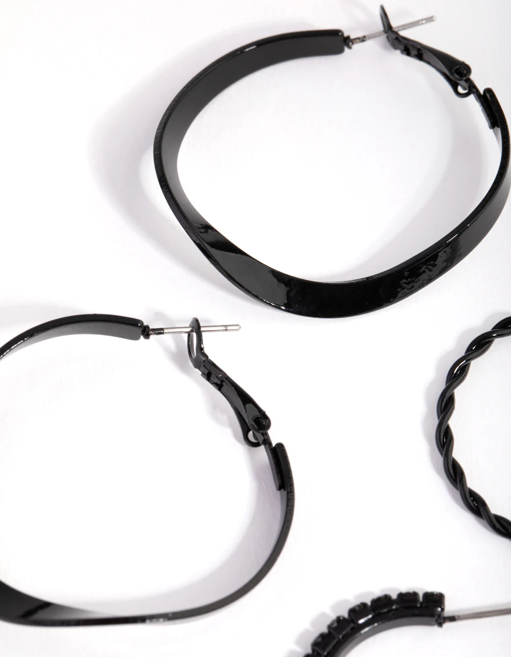 Matte Multi Choice Hoop 6-Pack Earring - Image 3
