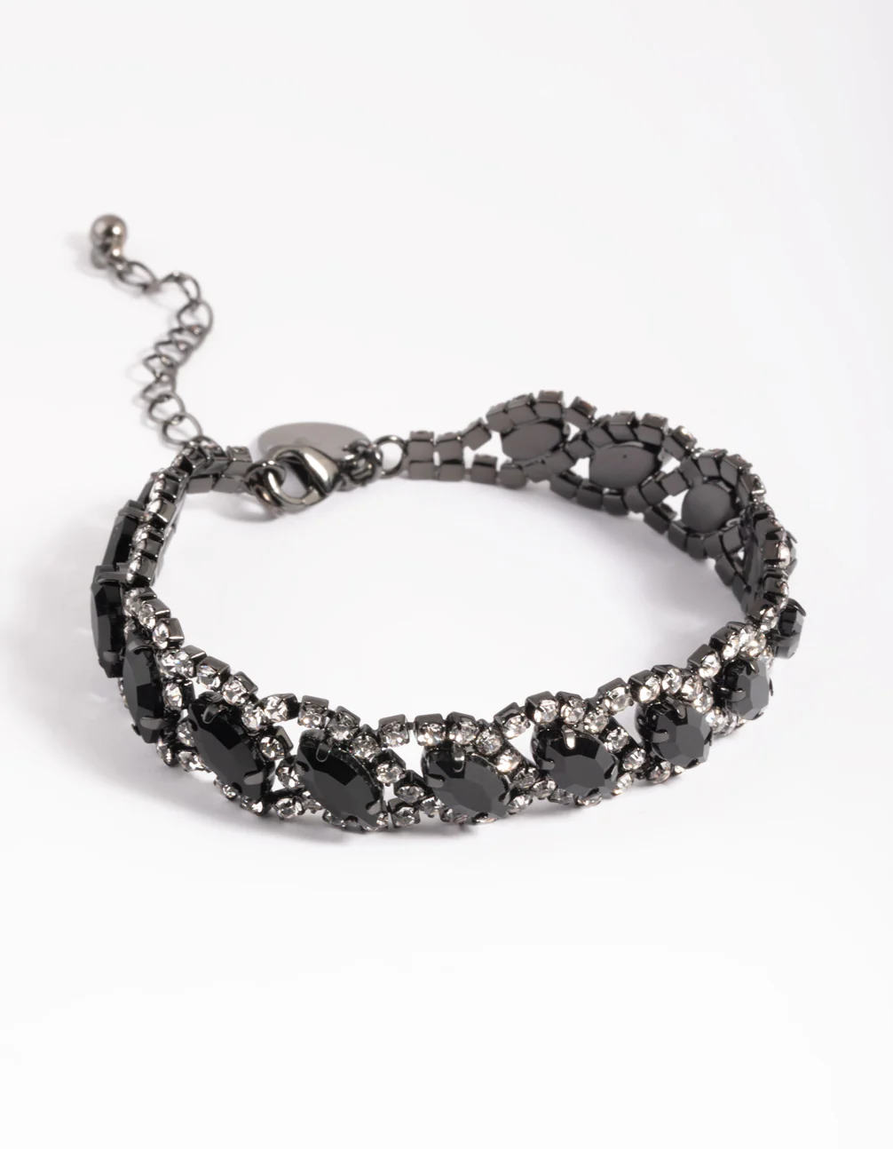 Matte Black Marquise Bracelets - Image 4