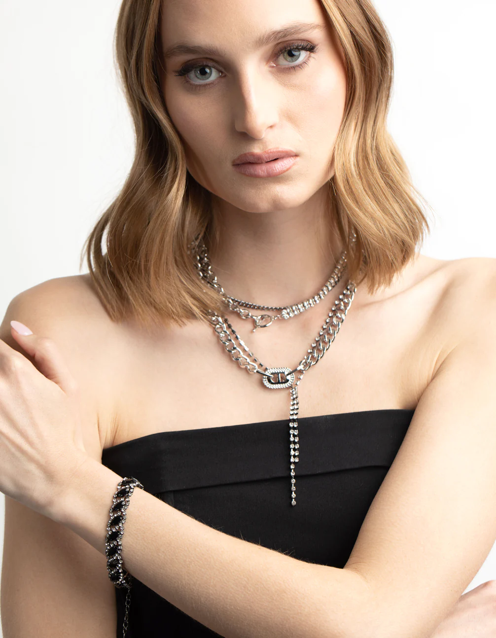 Matte Black Marquise Bracelets - Image 5