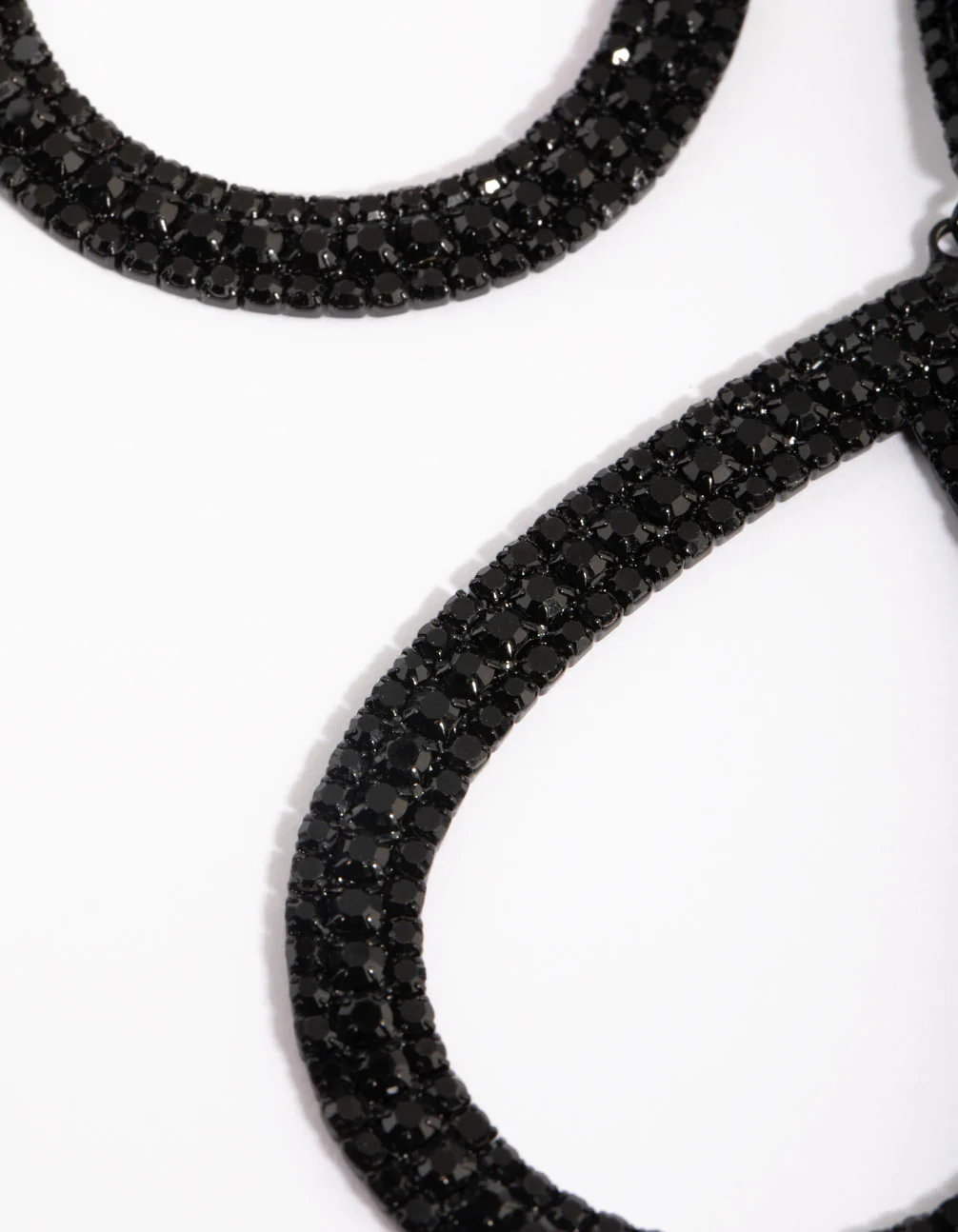 Gunmetal Teardrop Statement Earrings - Image 3