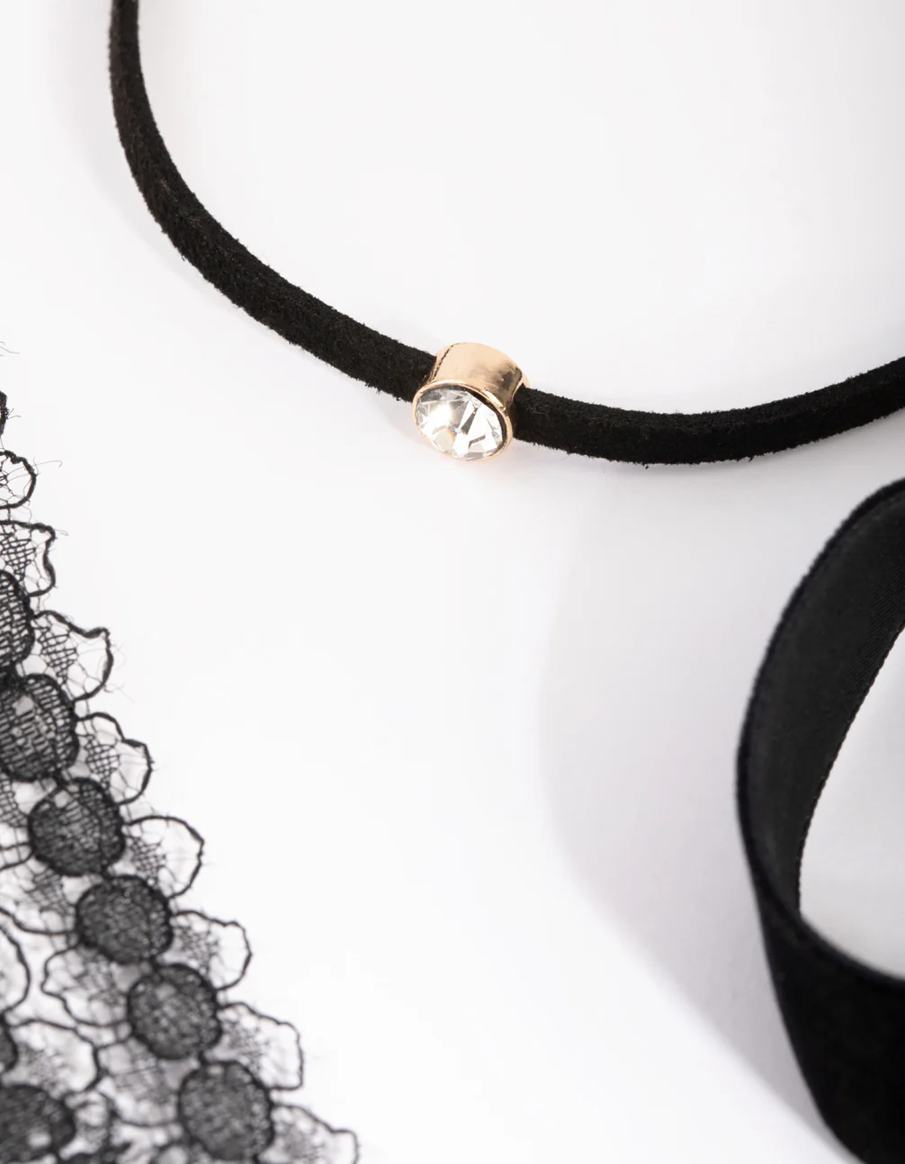 Gold Lace & Teardrop Choker 4-Pack - Image 4