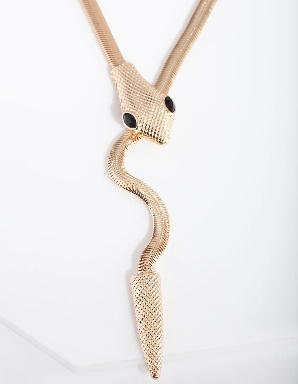 Gold Snake Wrap Necklace - Image 4