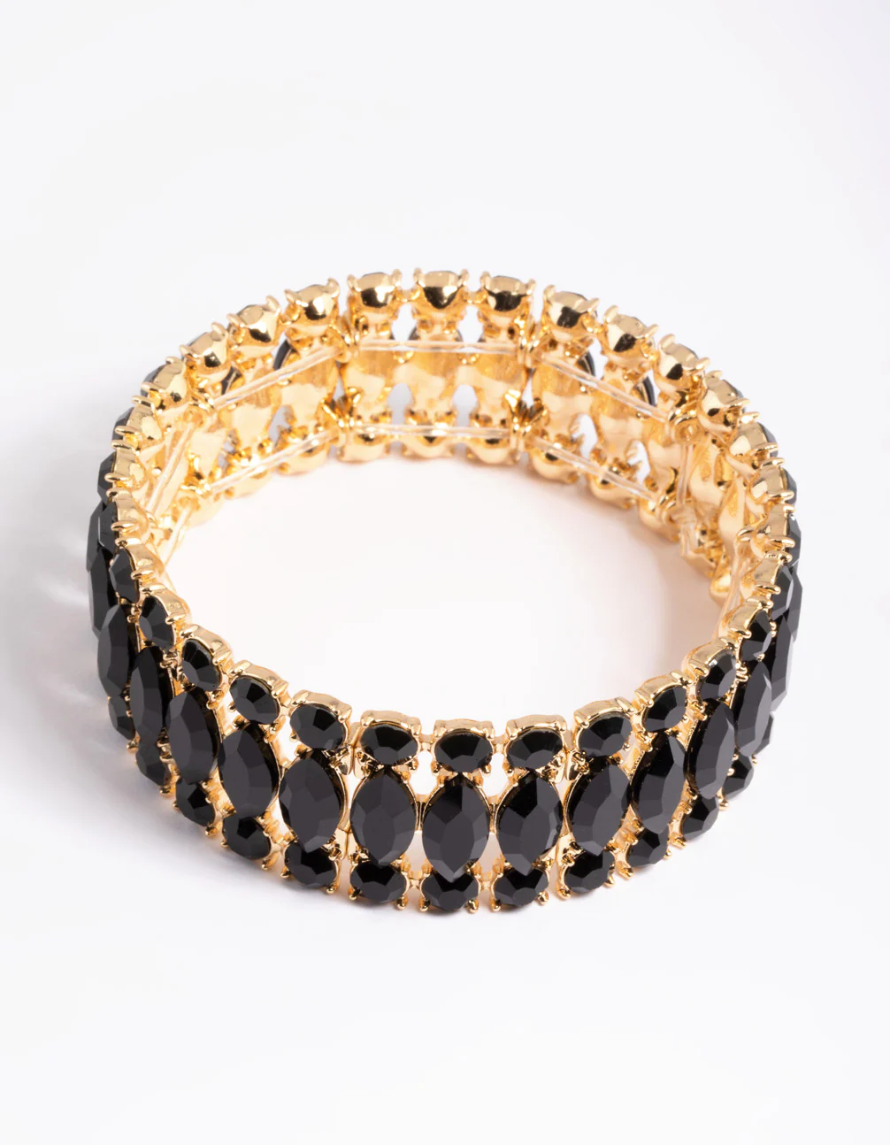 Gold Marquise Stone Bracelet - Image 4
