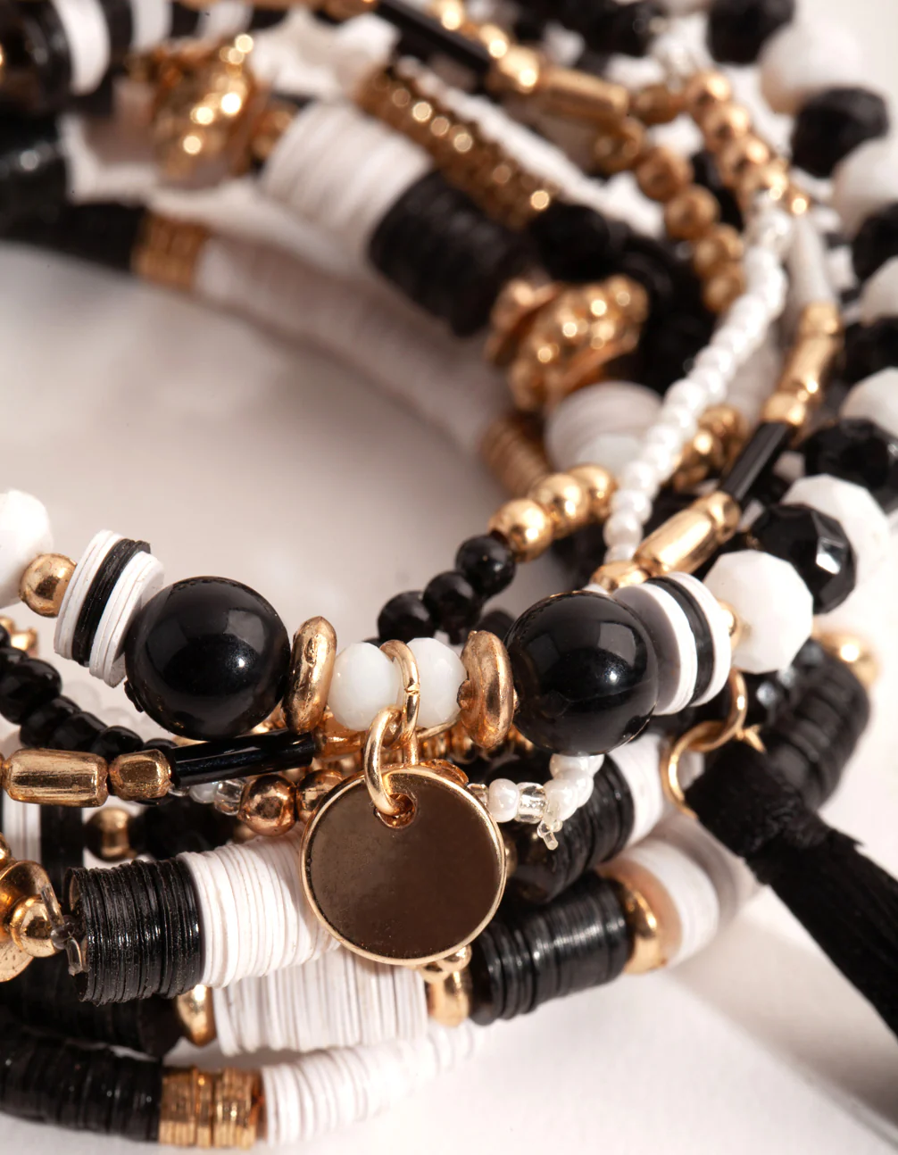 Gold Stretch Multi Bracelet - Image 3