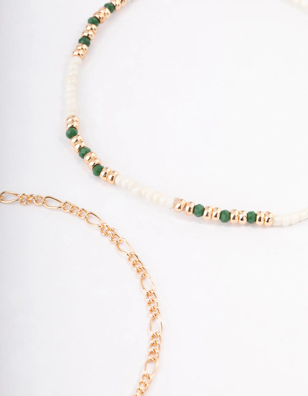 Gold Bead & Disc Droplet Anklet Pack - Image 3