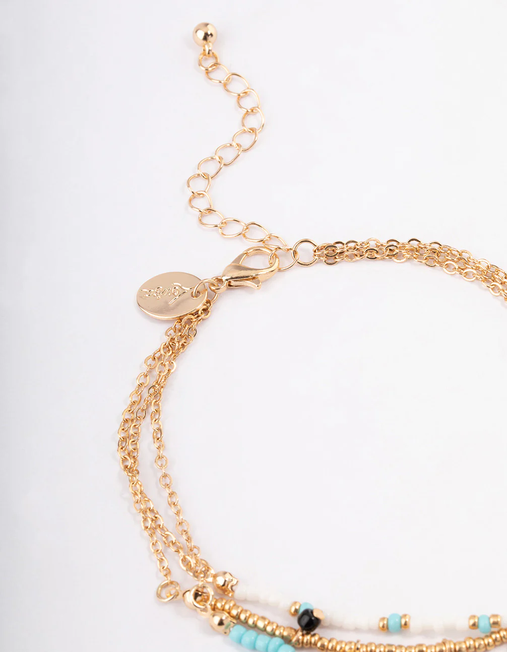 Gold Boho Evil Eye Anklet Pack - Image 3