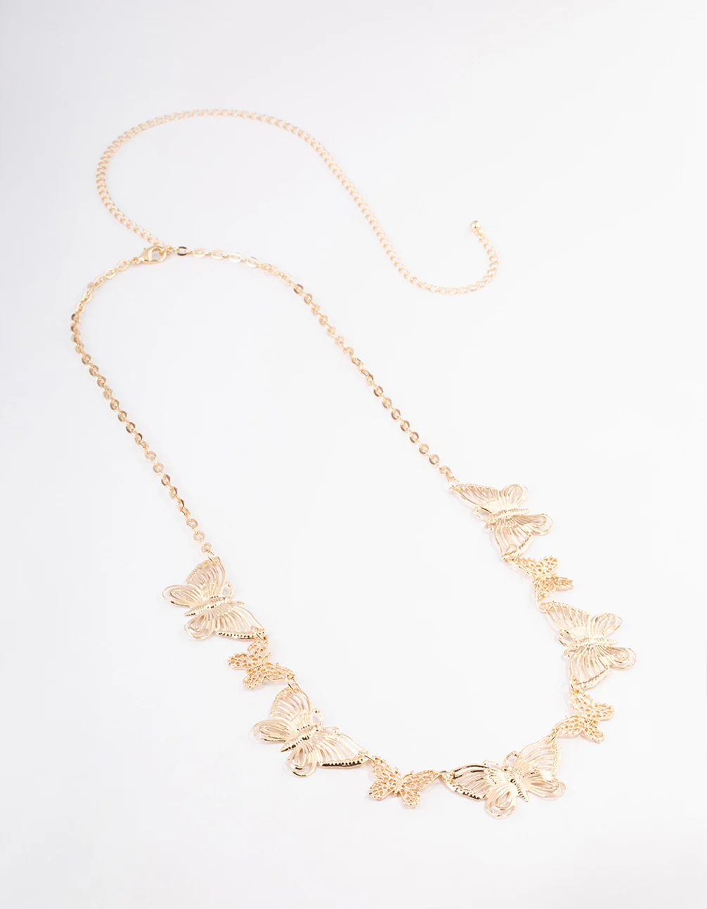 Gold Large Mixed Butterfly Waist Chain - Image 2