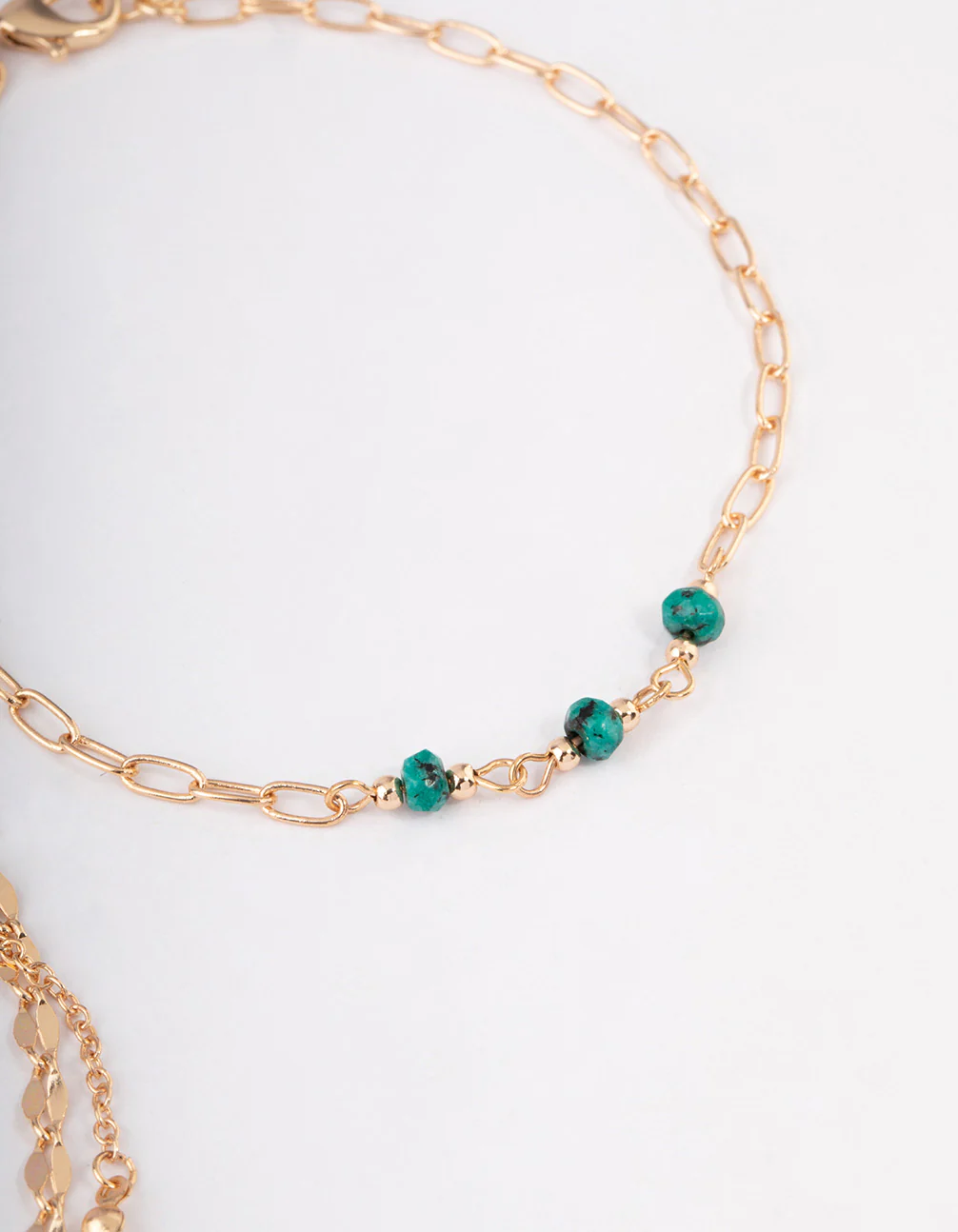Gold Station Mixed Bead Anklet Pack - Image 2
