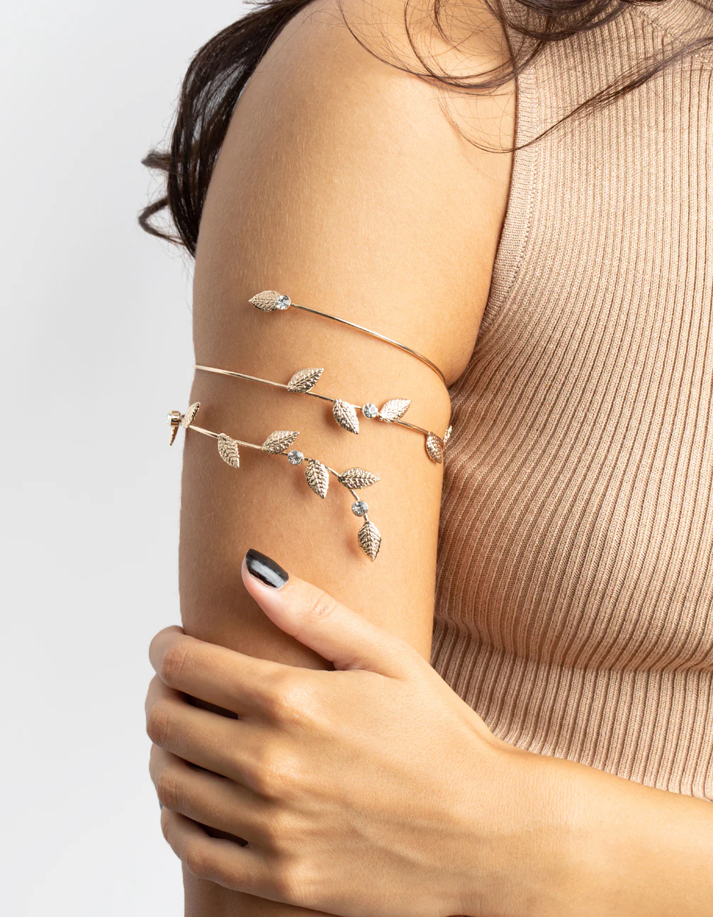 Gold Leaf Wrapped Arm Cuff - Image 2