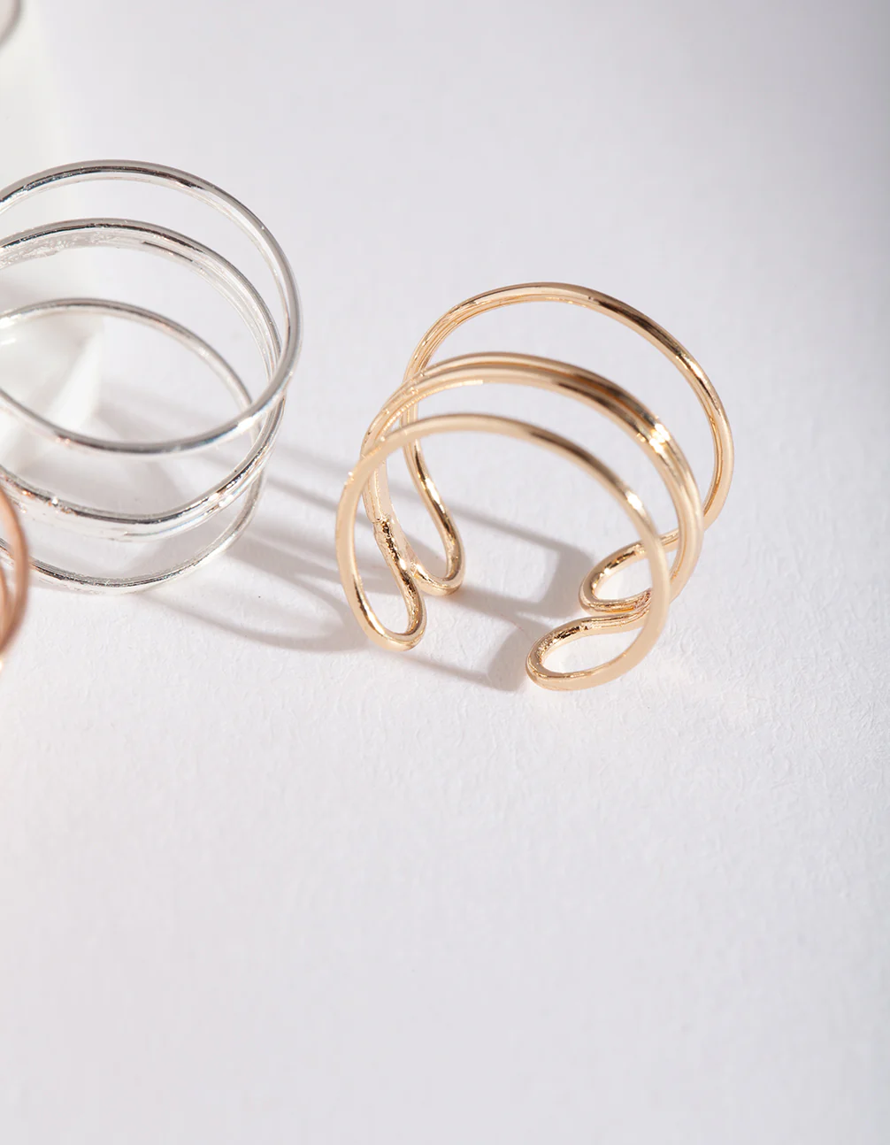 Fine Modern Cuff Toe Ring Pack - Image 3