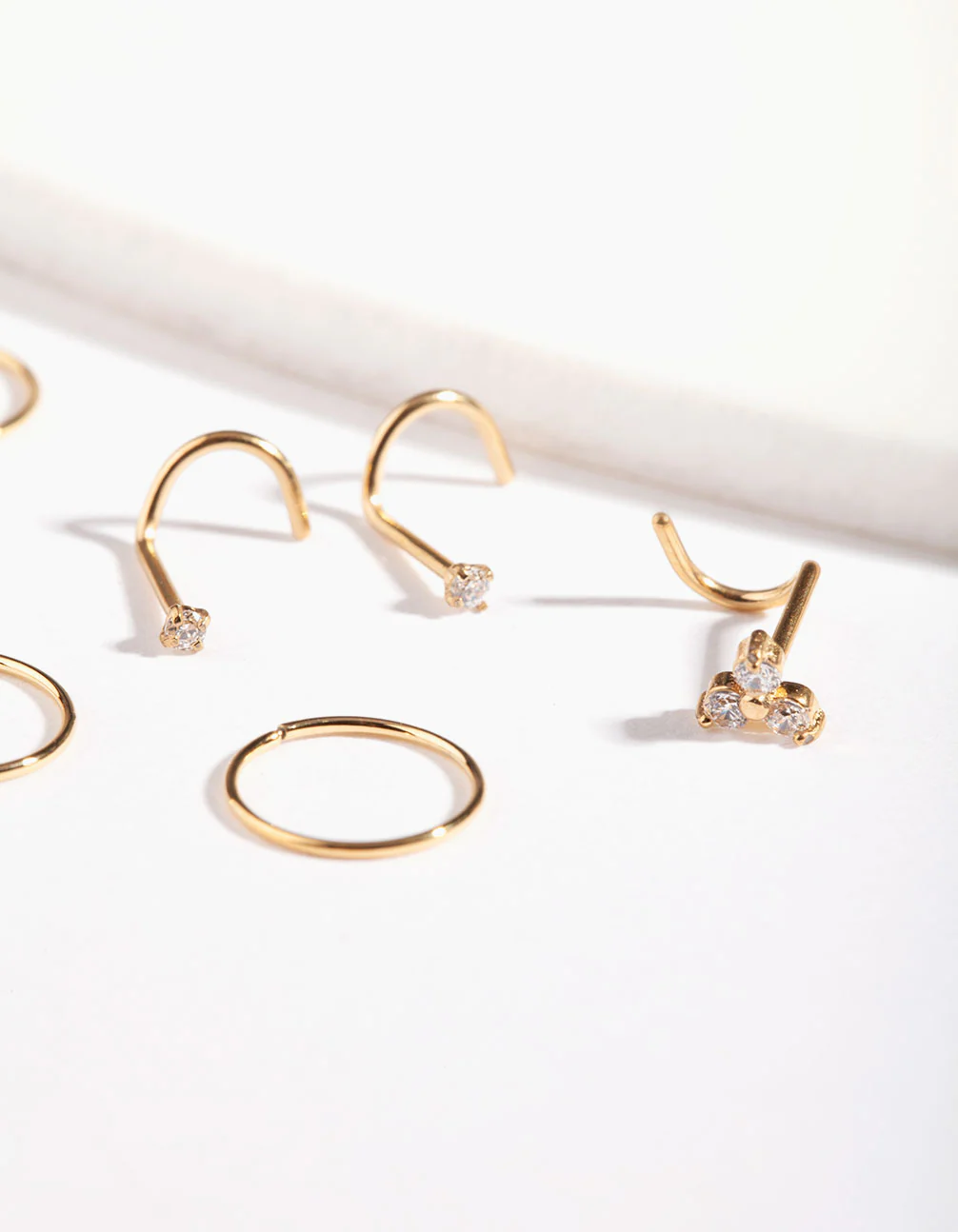 Gold Snake Diamante Nose 6-Pack - Image 2